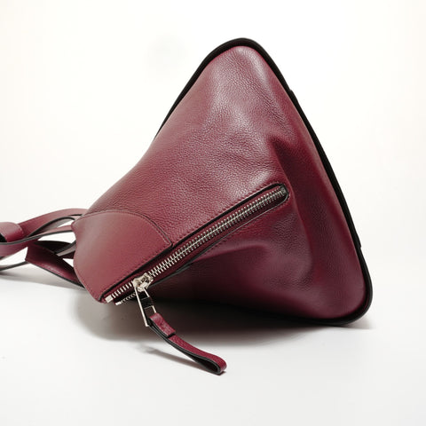 LOEWE Hammock Leather 2-Way Handbag, Bordeaux Handbag Red WS28044