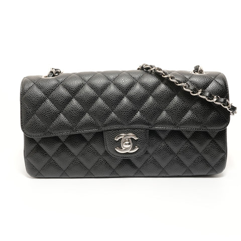 CHANEL Item No. 13, 2009-2010, Caviar Skin Matelass Shoulder Bag black WS28045
