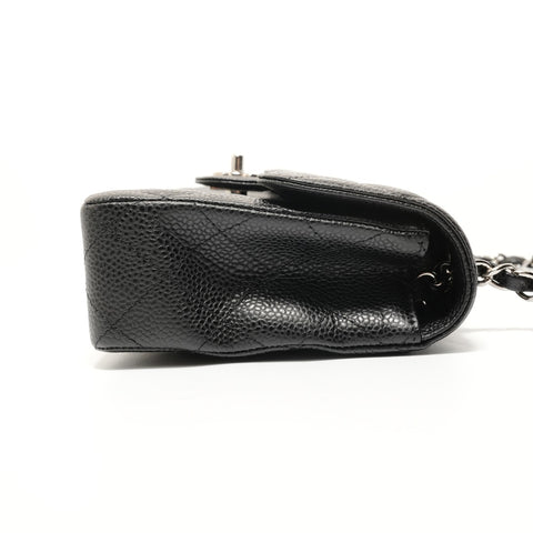 CHANEL Item No. 13, 2009-2010, Caviar Skin Matelass Shoulder Bag black WS28045