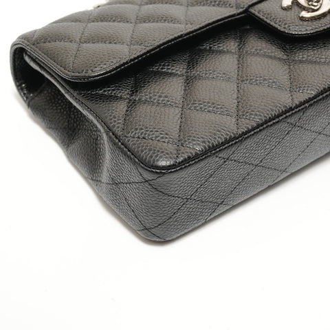 CHANEL Item No. 13, 2009-2010, Caviar Skin Matelass Shoulder Bag black WS28045