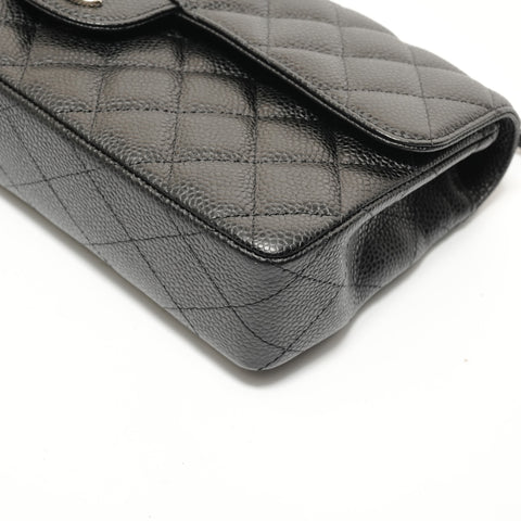 CHANEL Item No. 13, 2009-2010, Caviar Skin Matelass Shoulder Bag black WS28045