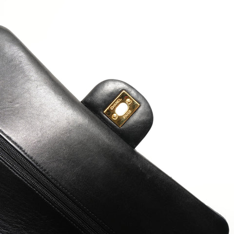 CHANEL Item No. 6, 2000-2001, Lambskin Chain Shoulder Shoulder Bag black WS28046