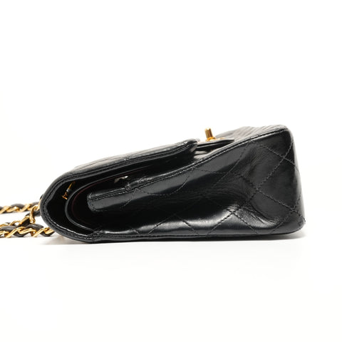 CHANEL Item No. 6, 2000-2001, Lambskin Chain Shoulder Shoulder Bag black WS28046