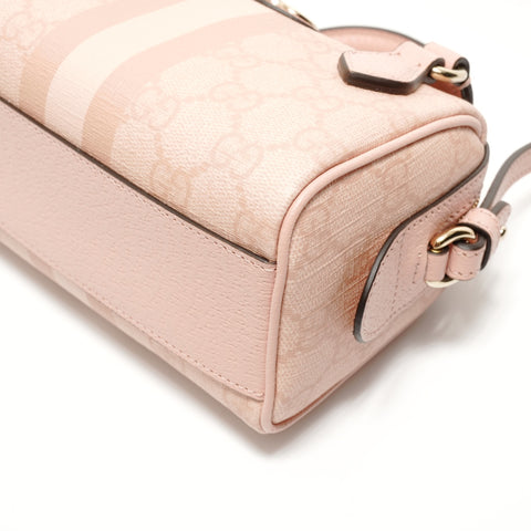 GUCCI Ophidia Mini Boston Bag Handbag pink WS28048