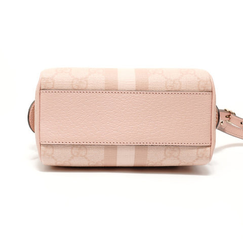 GUCCI Ophidia Mini Boston Bag Handbag pink WS28048