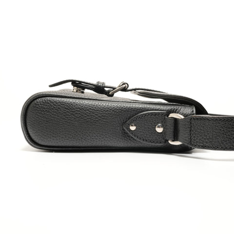 GUCCI Jumbo GG Small Messenger Bag Leather Shoulder Bag black WS28050