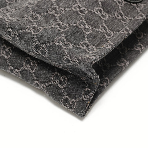 GUCCI GG Denim Mini Tote Handbag black WS28051