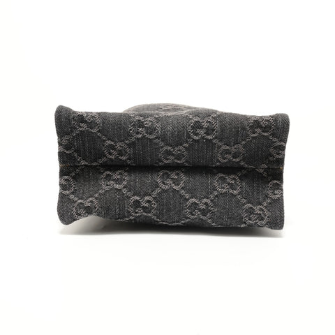 GUCCI GG Denim Mini Tote Handbag black WS28051