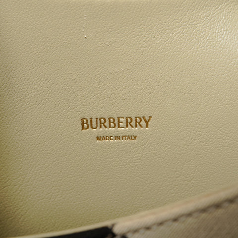 BURBERRY Mini Rocking Horse Bag (Checkered) Shoulder Bag beige WS28052