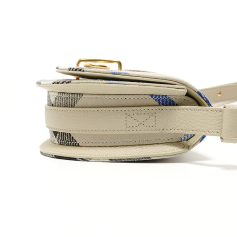 BURBERRY Mini Rocking Horse Bag (Checkered) Shoulder Bag beige WS28052