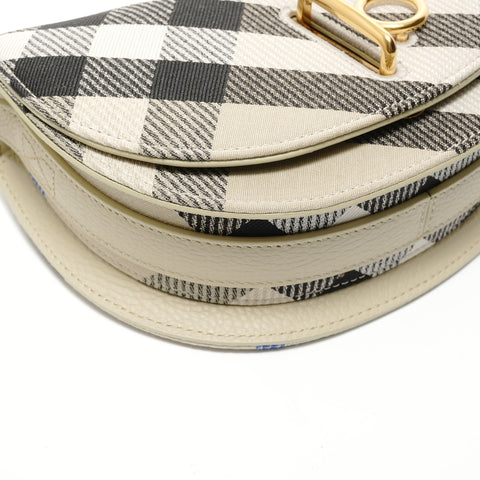 BURBERRY Mini Rocking Horse Bag (Checkered) Shoulder Bag beige WS28052