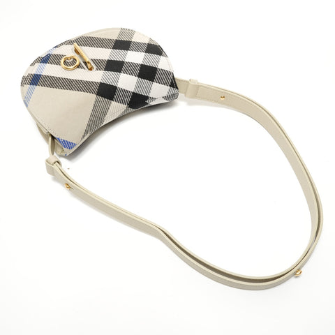 BURBERRY Mini Rocking Horse Bag (Checkered) Shoulder Bag beige WS28052