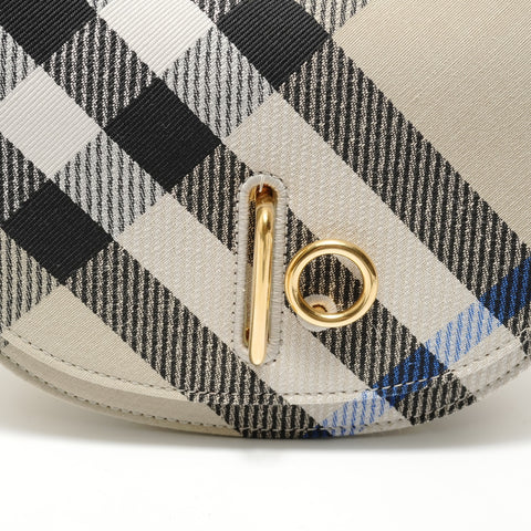 BURBERRY Mini Rocking Horse Bag (Checkered) Shoulder Bag beige WS28052