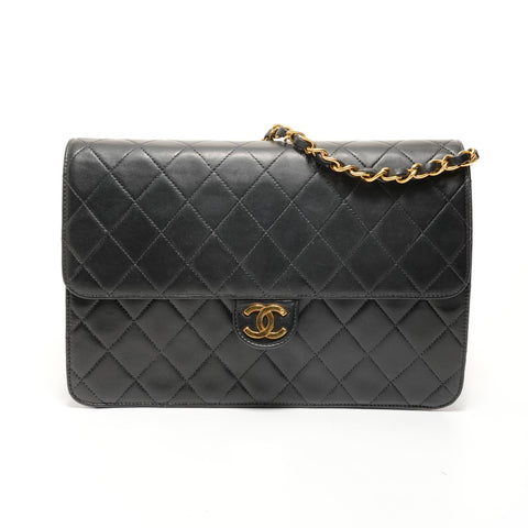 CHANEL Booth #4, Push-Lock Matelass 25 Shoulder Bag black WS28055
