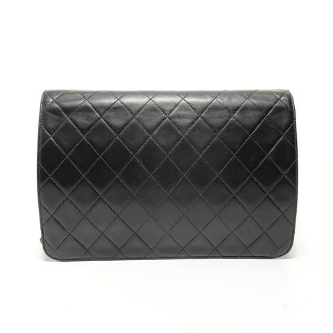CHANEL Booth #4, Push-Lock Matelass 25 Shoulder Bag black WS28055