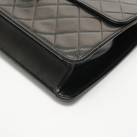 CHANEL Booth #4, Push-Lock Matelass 25 Shoulder Bag black WS28055