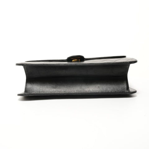 CHANEL Booth #4, Push-Lock Matelass 25 Shoulder Bag black WS28055