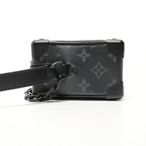 路易威登 Monogram Eclipse 迷你软质单肩包 黑色 WS28056