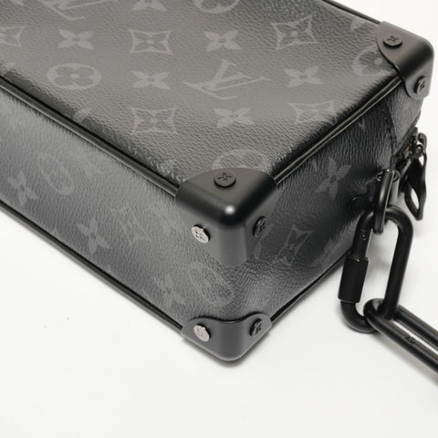 路易威登 Monogram Eclipse 迷你软质单肩包 黑色 WS28056