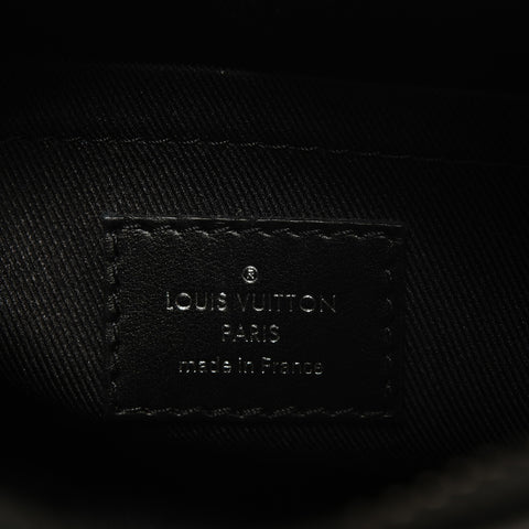 路易威登 Monogram Eclipse 迷你软质单肩包 黑色 WS28056