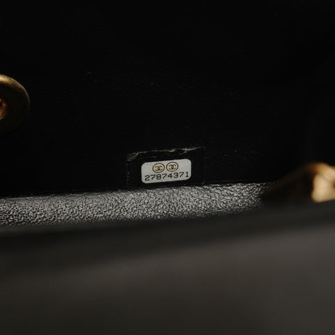 CHANEL No. 27 Matelasse Chain Shoulder Bag black WS28057