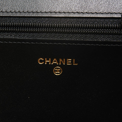 CHANEL Boy Chanel Chain Wallet (No. 30s) Shoulder Bag black WS28058
