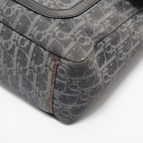 Christian Dior Flightline trotter Shoulder Bag Navy WS28059