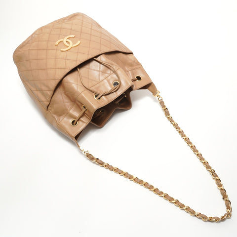 CHANEL Table 1: Bicolore Shoulder Bag beige WS28060