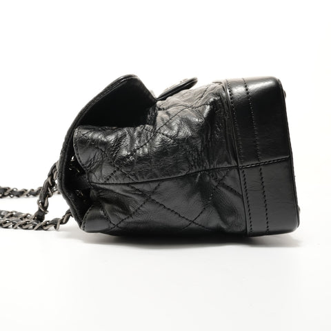 CHANEL Item No. 15 Matelass Chain Shoulder Bag black WS28061