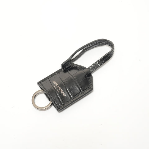 YVES SAINT LAURENT Sac à bandoulière en relief crocodile Sancassette noir WS28062