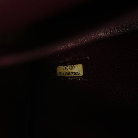 CHANEL Series 7 Matelass 25 Double Flap Shoulder Bag black WS28063