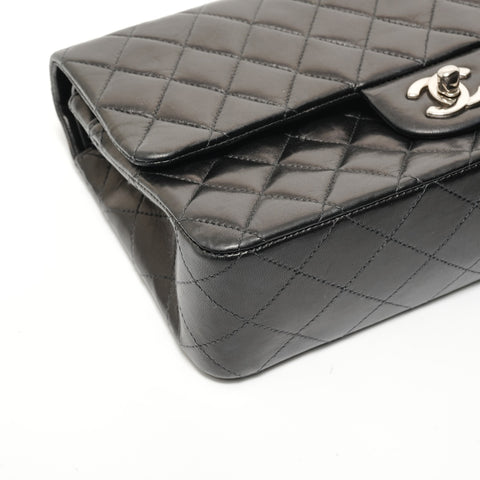 CHANEL Series 7 Matelass 25 Double Flap Shoulder Bag black WS28063