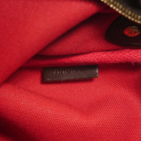 LOUIS VUITTON Damier Azur Eva, made in 2012. Shoulder Bag Brown WS28064