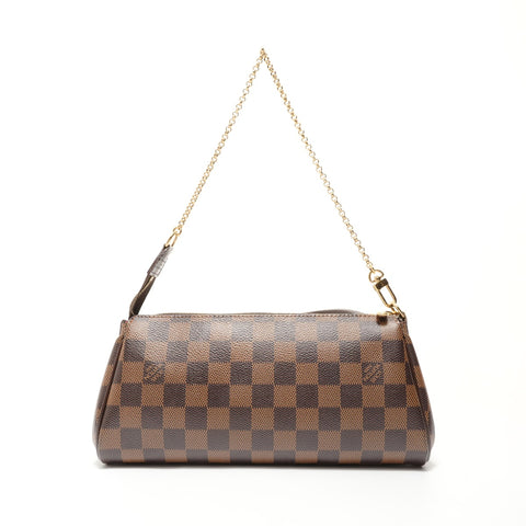 LOUIS VUITTON Damier Azur Eva, made in 2012. Shoulder Bag Brown WS28064