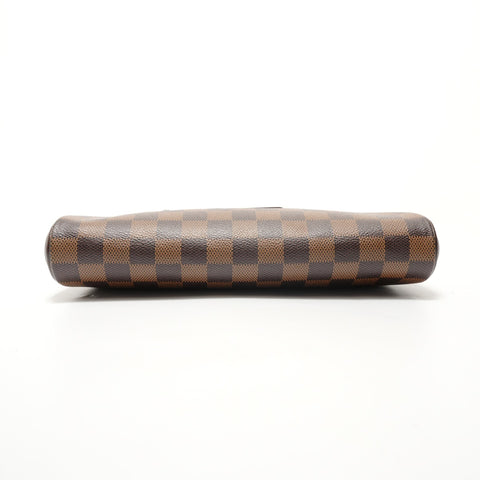 LOUIS VUITTON Damier Azur Eva, hergestellt im Jahr 2012. Umhängetasche Braun WS28064