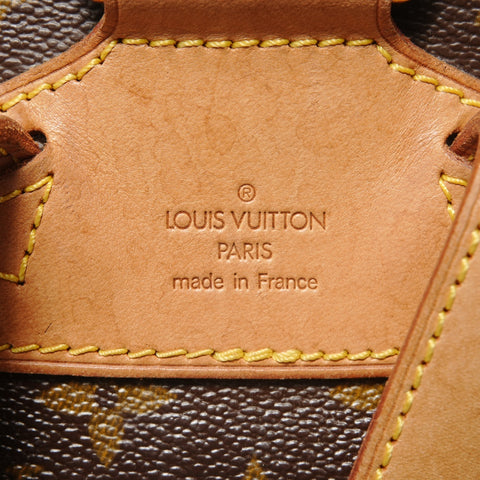 LOUIS VUITTON 1997 Montsouris MM Monogram Backpack  Daypack Brown WS28070