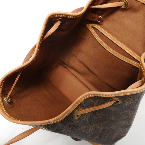 LOUIS VUITTON 1997 Montsouris MM Monogram Backpack  Daypack Brown WS28070