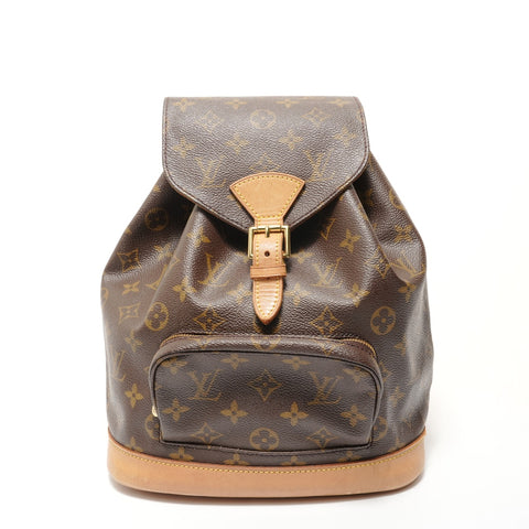 LOUIS VUITTON 1997 Montsouris MM Monogram Backpack  Daypack Brown WS28070
