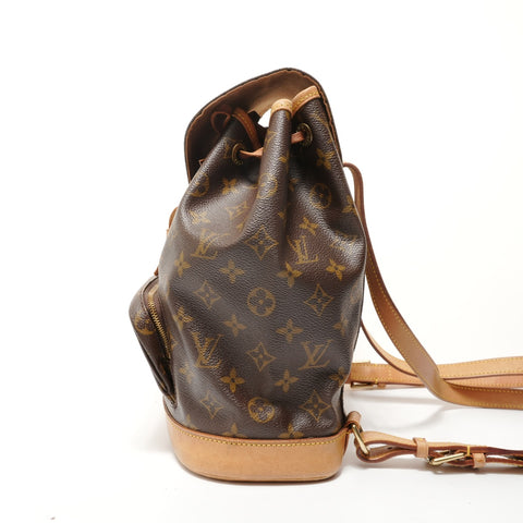 LOUIS VUITTON 1997 Montsouris MM Monogram Backpack  Daypack Brown WS28070