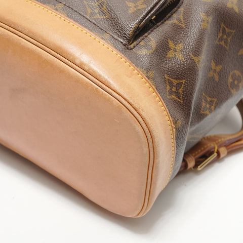 LOUIS VUITTON 1997 Montsouris MM Monogram Backpack  Daypack Brown WS28070