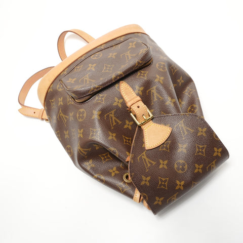 LOUIS VUITTON 1997 Montsouris MM Monogram Backpack  Daypack Brown WS28070