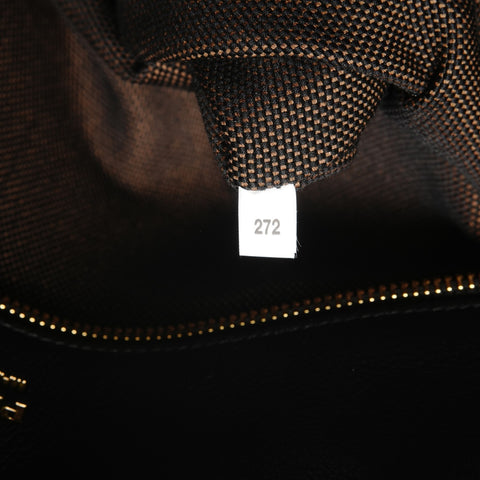 PRADA Soft grain Shoulder Bag black WS28072