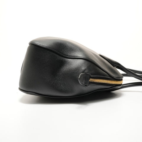 PRADA Soft grain Shoulder Bag black WS28072