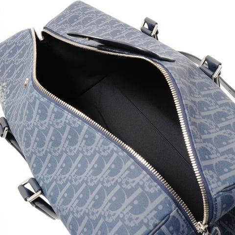 Christian Dior Tears Lango 50 2WAY Boston bag Navy WS28074