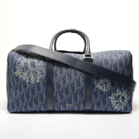 Christian Dior Tears Lango 50 2WAY Boston bag Navy WS28074