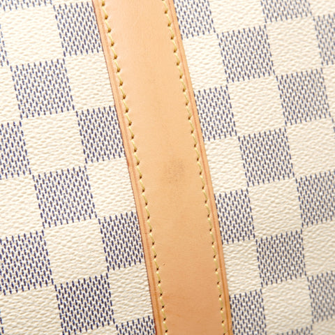 LOUIS VUITTON 2008 Sac Damier Keepall 50 Boston blanc WS28075