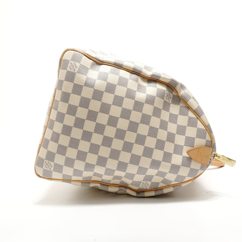 LOUIS VUITTON 2008 Sac Damier Keepall 50 Boston blanc WS28075