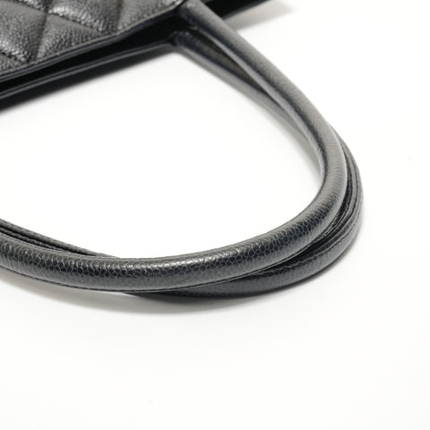 CHANEL No. 7 Replica Tote Caviar Skin Tote Bag black WS28078