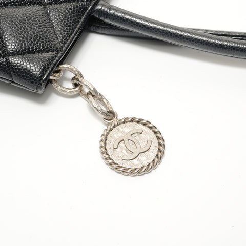 CHANEL No. 7 Replica Tote Caviar Skin Tote Bag black WS28078