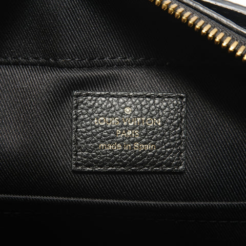 LOUIS VUITTON Monogram Empreinte Saint-Onge, made in 2019. Shoulder Bag black WS28080